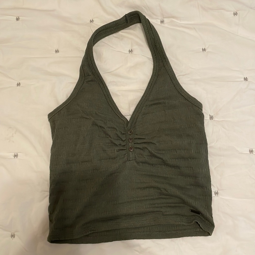 Holister Halterneck Size Small - Olive color